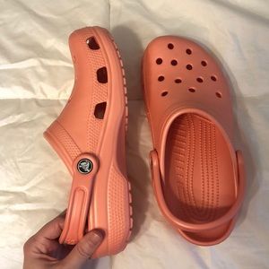Coral Crocs